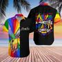 Amazing Lgbt Love Is About Hearts Not Parts Hawaiian Shirt, Lgbt Shirt, Lesbian Shirt, Gay Shirt Summer Gifts