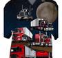 Amazing Truck Driver And Moon Short, Hawaiian Shirt, Button Up Aloha Shirt For Men, Women Summer Gifts