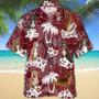 American Pit Bull Red Hawaiian Shirt, Hawaiian Shirt For Men, Women, Aloha Shirt For Summer Summer Gifts