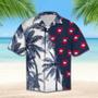 Arkansas Flag With Palm Trees Design Hawaiian Shirt Summer Gifts