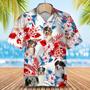 Australian Shepherd Hawaiian Shirt, Summer Aloha Shirt, Men Hawaiian Shirt, Women Hawaiian Shirt Summer Gifts