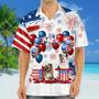 Australian Shepherd Independence Day Hawaiian Shirt, Dog Hawaii Beach Shirt Short Sleeve For Of July Summer Gifts