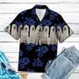 Awesome Great Pyrenees Dogs Tropical Hibiscus On Black Hawaiian Shirt Summer Gifts