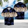 Awesome Pembroke Welsh Corgi Tropical Hibiscus On Black Pattern Hawaiian Shirt Summer Gifts