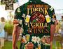 Barbecue Food Meat That's What I Do I Drink I Grill And I Know Things,Gifts For Bachelor Party,Hawaiian Set Gift,Motivational Hawaiian Shirt Summer Gifts