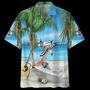 Beach And Flamingo Ornamental Design Hawaiian Shirt Summer Gifts