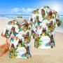 Bear Drinking Beer Hawaiian Shirt, Campsite Outfit Summer Gifts