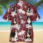 Bernadoodle Red Hawaiian Shirt, Hawaiian Shirt For Men, Women, Aloha Shirt For Summer Summer Gifts