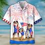 Bernese Mountain Dogs Shirts - Independence Day Is Coming, Men's Usa Patriotic Hawaiian Shirt Summer Gifts