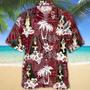 Bernese Mountains Red Hawaiian Shirt, Gift For Dog Lover Shirts, Animal Summer Shirts, Hawaiian Shirt Men Summer Gifts