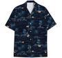 Black Coconut Tree Island Hawaiian Shirt, Button Up Aloha Shirt For Men, Women Summer Gifts