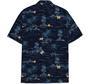 Black Coconut Tree Island Hawaiian Shirt, Button Up Aloha Shirt For Men, Women Summer Gifts