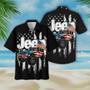 Black Theme Jee And Flag Unique Hawaiian Shirt, Racing Car Hawaiian Shirt, Beach Summer Hawaii Shirt Family Shirt Summer Gifts