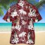 Boston Terrier Red Hawaiian Shirt, Gift For Dog Lover Shirts, Animal Summer Shirts, Hawaiian Shirt Men Summer Gifts