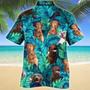 Bright Chesapeake Bay Retriever Dog Lovers Gift Tropical Forest Hawaiian Shirt Summer Gifts