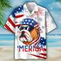 Bulldog Hawaiian Shirt, Independence Day Is Coming Aloha Beach Shirts, Dog Hawaiian Shirt For Of July Summer Gifts