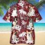 Cardigan Welsh Corgi Red Hawaiian Shirt, Gift For Dog Lover Shirts, Animal Summer Shirts, Hawaiian Shirt Men Summer Gifts