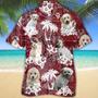 Cavachon Red Hawaiian Shirt, Gift For Dog Lover Shirts, Animal Summer Shirts, Hawaiian Shirt Men Summer Gifts