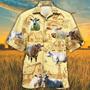 Charolais Cattle Lovers Farm Hawaiian Shirt Summer Gifts