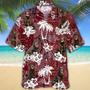 Chocolate Labrador Red Hawaiian Shirt, Gift For Dog Lover Shirts, Animal Summer Shirts, Hawaiian Shirt Men Summer Gifts