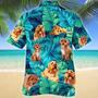 Cockapoo Dog Lovers Gift Summer Beach Palm Tree Pattern Hawaiian Shirt Summer Gifts