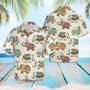 Colorful Mandala Elephant In Beige Hawaiian Shirt Summer Gifts