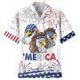 Cool American Eagle On Hawaiian Shirt Short Sleeve Independence Gift For Uncle Dad Of July Gift To Him Summer Gifts