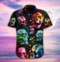 Cool Screaming Skull Fantasy Design Hawaiian Shirt Summer Gifts