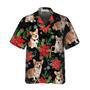 Corgi With Christmas Plants Hawaiian Shirt Gift For Dog Owners Summer Gifts