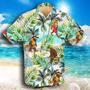 Cute Bigfoot Colorful Background Design Hawaiian Shirt Summer Gifts