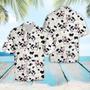 Cute Dairy Cows Family White Theme Hawaiian Shirt Summer Gifts