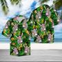 Donkey With Yellow Flowers And Green Leaves Hawaiian Shirt Summer Gifts