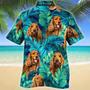 English Cocker Spaniel Dog Lovers Gift Ideal Tropical Leaves Hawaiian Shirt Summer Gifts