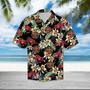 Firefighter Logo With Floral Outstanding Design Hawaiian Shirt Summer Gifts