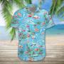 Flamingo Hawaiian Shirt, Mens Hawaiian Aloha Beach Shirt, Hawaiian Shirts For Men Summer Gifts