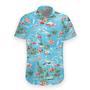 Flamingo Hawaiian Shirt, Mens Hawaiian Aloha Beach Shirt, Hawaiian Shirts For Men Summer Gifts