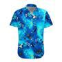 Freediving Hawaii Shirt, Hawaiian Shirts For Men Print Button Down Shirt Summer Gifts