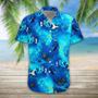 Freediving Hawaii Shirt, Hawaiian Shirts For Men Print Button Down Shirt Summer Gifts