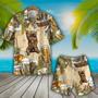 Funny Bear With Beer Party Hawaiian Shirt, Bear Drinking Beer Summer Hawaiian Shirt Summer Gifts