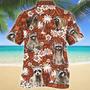 Funny Raccoon On Red Tribal Hawaiian Shirt, Summer Hawaiian Shirt Men Summer Gifts