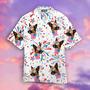 German Shepherd Happy America Flag Hawaiian Shirt Summer Gifts