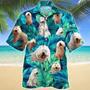 Gift For Komondor Dog Lovers Summer Beach Palm Tree Pattern Hawaiian Shirt Summer Gifts