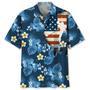 Golf Usa Blue Tropical Hawaiian Shirt Summer Gifts