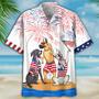 Great Dane Hawaiian Shirt - Independence Is Coming, Usa Patriotic Hawaiian Shirt Summer Gifts