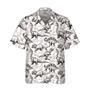 Hand Drawn Dinosaurs Footprints Seamless Pattern Hawaiian Shirt Summer Gifts