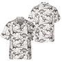 Hand Drawn Dinosaurs Footprints Seamless Pattern Hawaiian Shirt Summer Gifts