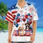 Havanese Independence Day Hawaiian Shirt, Dog Hawaii Beach Shirt Short Sleeve For Of July Summer Gifts