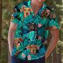 Head Of Dachshund Tropical Jungle Design Hawaiian Shirt For Men And Women Summer Gifts