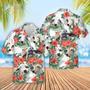 Hereford Hawaiian Flowers Hawaiian Shirt Summer Gifts