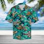 Hiding Crocodiles Tropical Palm Leaves Summer Vacation Gift Ideal Hawaiian Shirt Summer Gifts